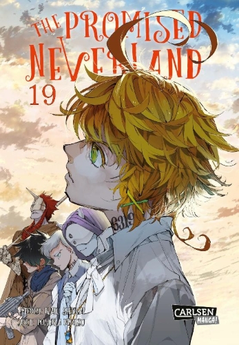 Buchcover und Innenansicht für das Buch: Yakusoku no Neverland