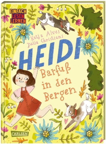 Buchcover und Innenansicht für das Buch: Barfuß in den Bergen