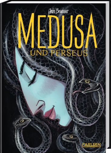 Buchcover und Innenansicht für das Buch: Medusa und Perseus