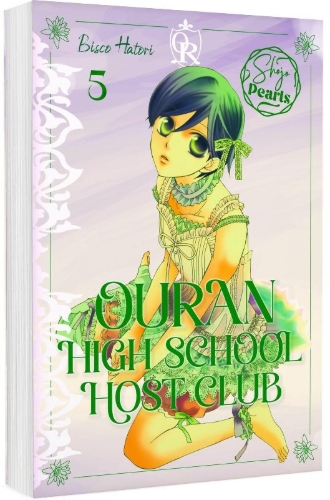 Buchcover und Innenansicht für das Buch: Ouran Koukou Host Bu