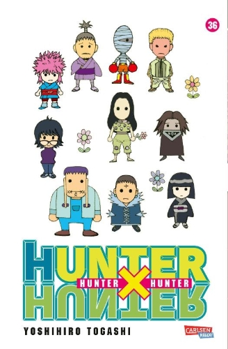 Buchcover und Innenansicht für das Buch: Hunter X Hunter