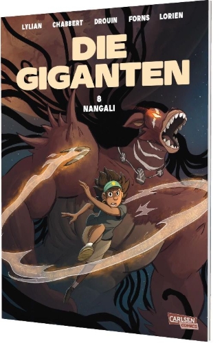 Buchcover und Innenansicht für das Buch: Les Géants - Tome 8 Nangali