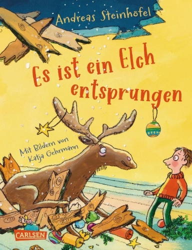 Buchcover und Innenansicht für das Buch: Es ist ein Elch entsprungen