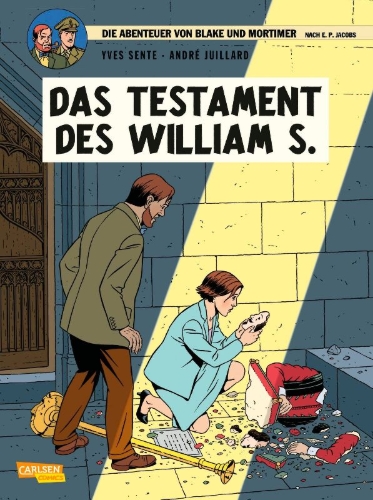 Buchcover und Innenansicht für das Buch: LE TESTAMENT DE WILLIAM S.