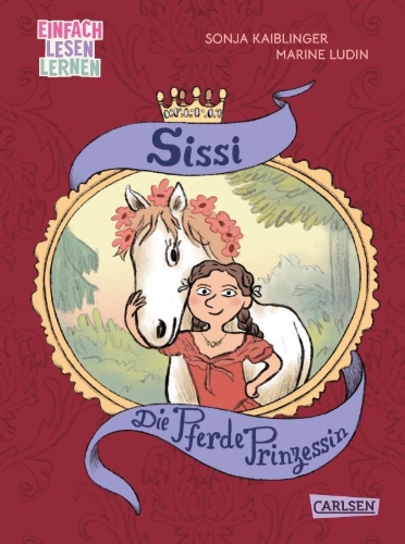 Buchcover und Innenansicht für das Buch: Sissi: Die Pferde-Prinzessin