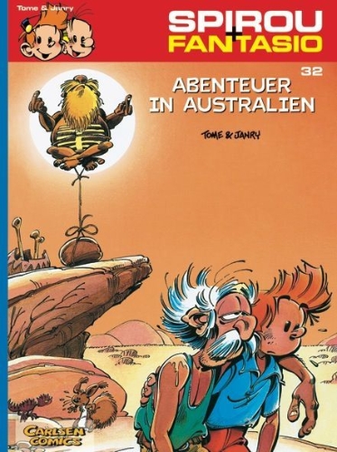 Buchcover und Innenansicht für das Buch: Aventure en Australie