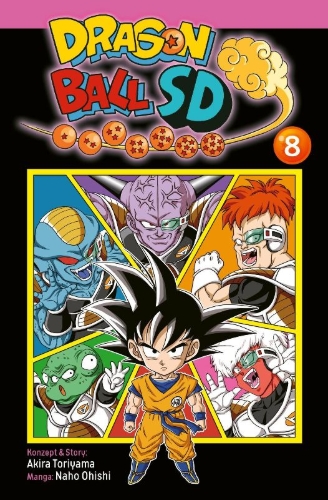 Buchcover und Innenansicht für das Buch: Dragon Ball SD