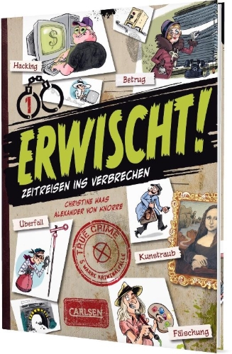 Buchcover und Innenansicht für das Buch: Erwischt!