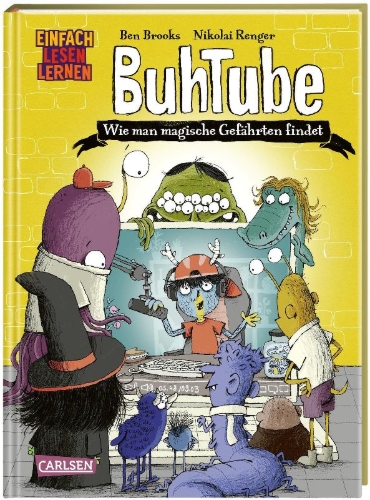 Buchcover und Innenansicht für das Buch: BuhTube: Wie man magische Gefährten findet