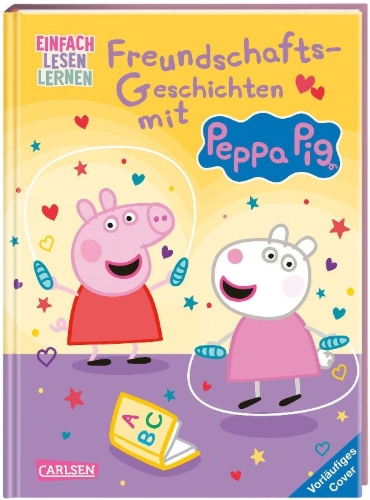 Buchcover und Innenansicht für das Buch: Peppa Wutz: Freundschafts-Geschichten mit Peppa Pig