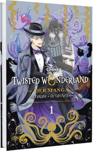Buchcover und Innenansicht für das Buch: Twisted Wonderland: The Comic - Episode of Octavinelle
