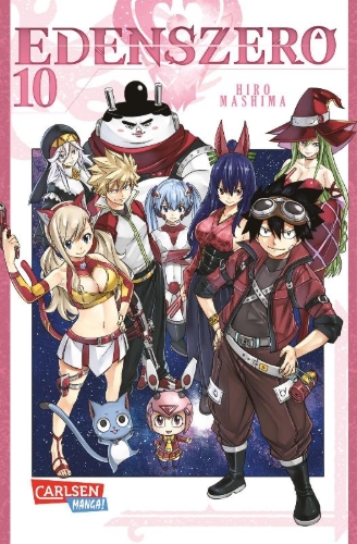 Buchcover und Innenansicht für das Buch: Edens Zero
