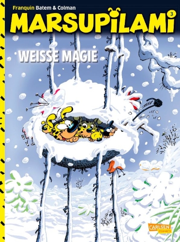 Buchcover und Innenansicht für das Buch: Marsupilami 19 - Magie blanche