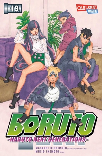 Buchcover und Innenansicht für das Buch: Boruto: Naruto next Generations