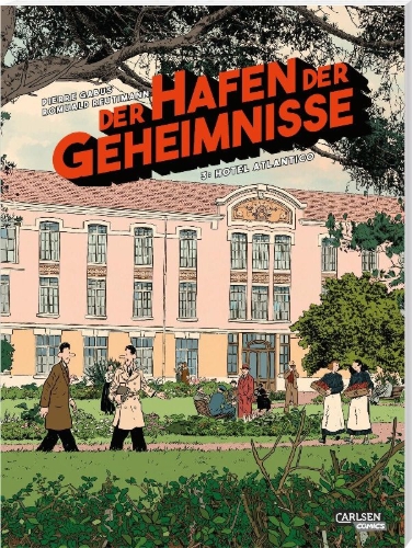 Buchcover und Innenansicht für das Buch: Der Hafen der Geheimnisse 3: Hotel Atlantico