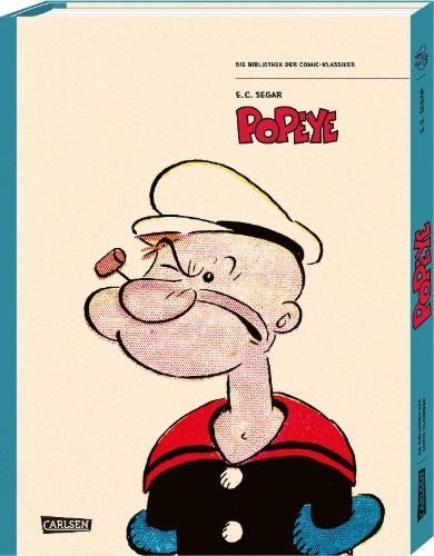Buchcover und Innenansicht für das Buch: Die Bibliothek der Comic-Klassiker: Popeye