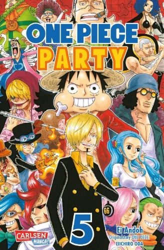 Buchcover und Innenansicht für das Buch: One Piece Party