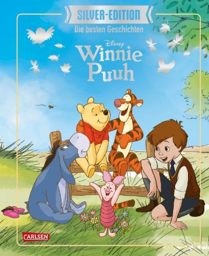 Buchcover und Innenansicht für das Buch: Disney Silver-Edition: Das große Buch mit den besten Geschichten - Winnie Puuh