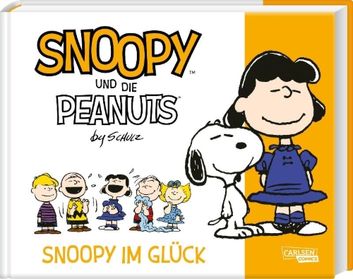 Buchcover und Innenansicht für das Buch: Snoopy und die Peanuts 4: Snoopy im Glück