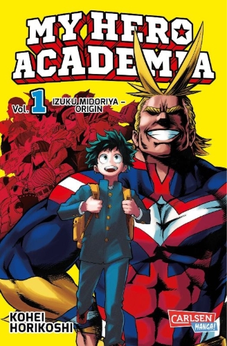 Buchcover und Innenansicht für das Buch: Boku no Hero Academia