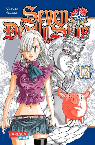 Buchcover und Innenansicht für das Buch: Nanatsu no Taizai