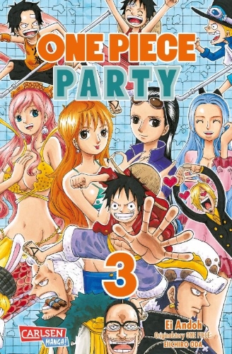 Buchcover und Innenansicht für das Buch: One Piece Party