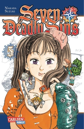 Buchcover und Innenansicht für das Buch: Nanatsu no Taizai