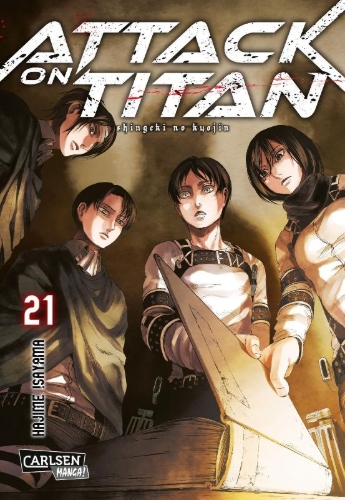 Buchcover und Innenansicht für das Buch: Shingeki no Kyojin