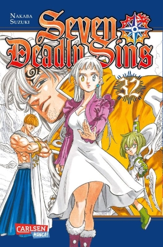 Buchcover und Innenansicht für das Buch: Nanatsu no Taizai