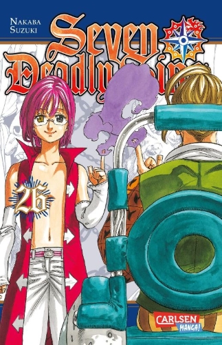 Buchcover und Innenansicht für das Buch: Nanatsu no Taizai