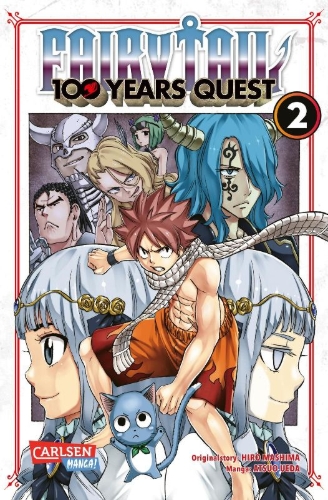 Buchcover und Innenansicht für das Buch: Fairy Tail: 100 Years Quest