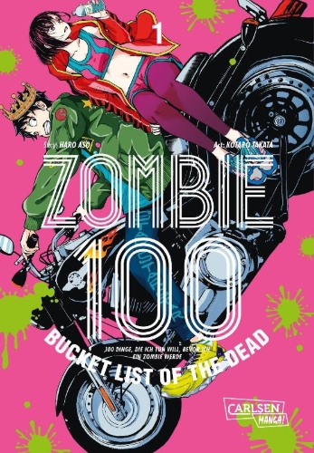 Buchcover und Innenansicht für das Buch: Zombie ni Naru Made ni Shitai 100 no Koto