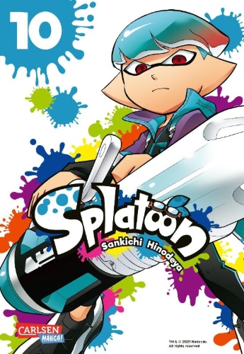 Buchcover und Innenansicht für das Buch: Splatoon