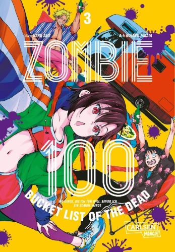 Buchcover und Innenansicht für das Buch: Zombie ni Naru Made ni Shitai 100 no Koto