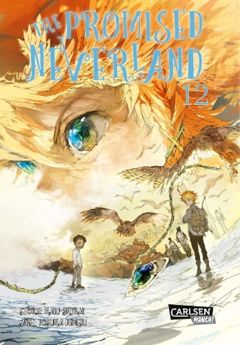 Buchcover und Innenansicht für das Buch: Yakusoku no Neverland