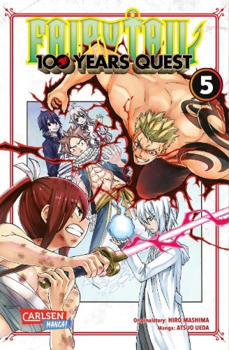 Buchcover und Innenansicht für das Buch: Fairy Tail: 100 Years Quest