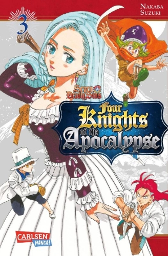 Buchcover und Innenansicht für das Buch: Mokushiroku no yonkishi
