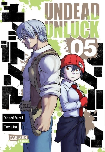 Buchcover und Innenansicht für das Buch: Undead Unluck