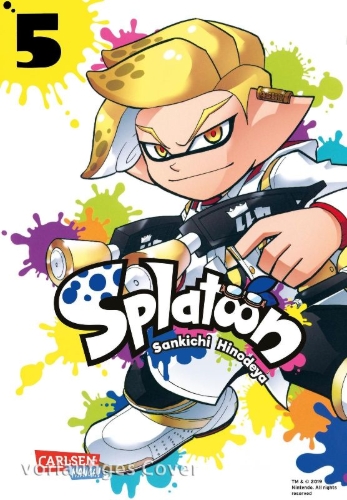 Buchcover und Innenansicht für das Buch: Splatoon
