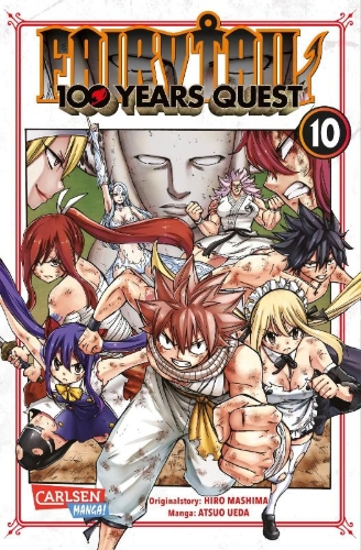 Buchcover und Innenansicht für das Buch: Fairy Tail: 100 Years Quest