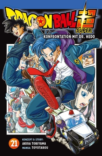 Buchcover und Innenansicht für das Buch: Dragon Ball Super