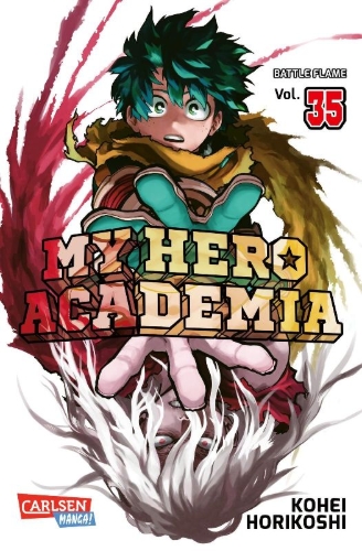 Buchcover und Innenansicht für das Buch: Boku no Hero Academia