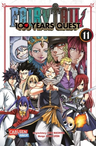 Buchcover und Innenansicht für das Buch: Fairy Tail: 100 Years Quest