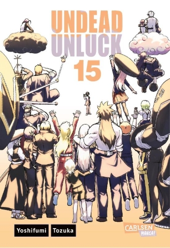 Buchcover und Innenansicht für das Buch: Undead Unluck