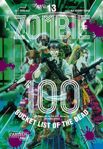 Buchcover und Innenansicht für das Buch: Zombie ni Naru Made ni Shitai 100 no Koto