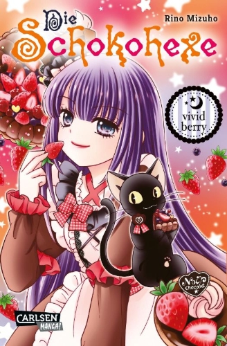 Buchcover und Innenansicht für das Buch: Chocolat no Maho - tricky beans