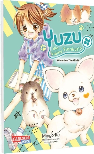 Buchcover und Innenansicht für das Buch: Yuzu no Dobutsu Karte