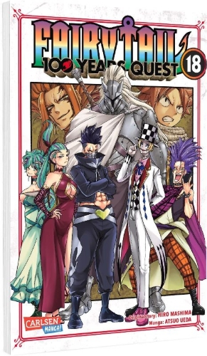 Buchcover und Innenansicht für das Buch: Fairy Tail: 100 Years Quest