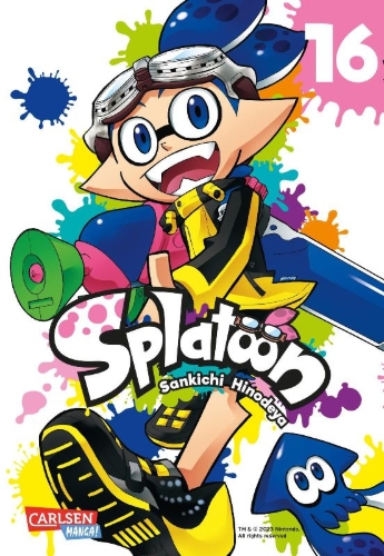 Buchcover und Innenansicht für das Buch: Splatoon
