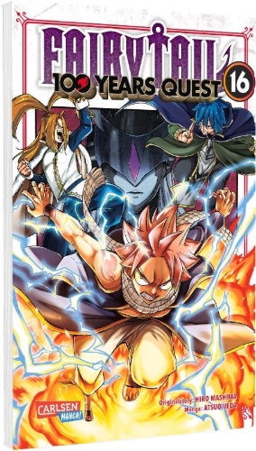 Buchcover und Innenansicht für das Buch: Fairy Tail: 100 Years Quest